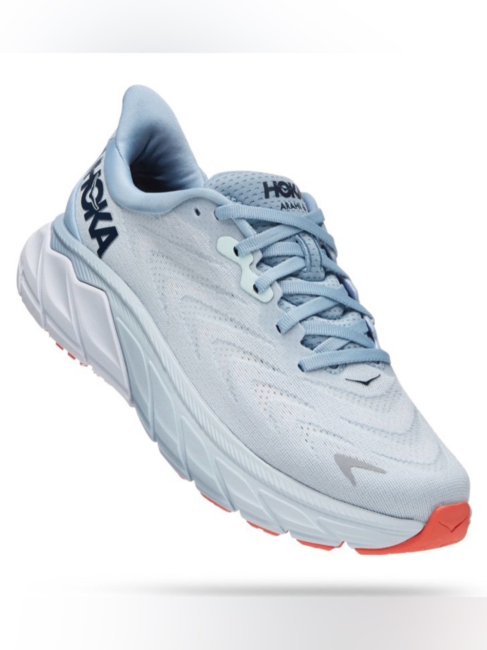 Women’s Hoka Arahi 6 Plein Air/Blue Fog Size 6.5 Tennis Shoes Sneakers